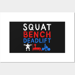 POWERLIFTING: Squat Bench Posters and Art